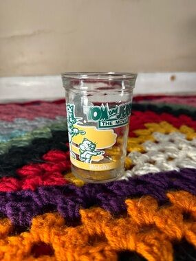 Vintage Welsh Tom and Jerry The Movie Collectible Glass